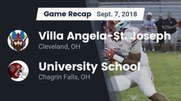 Recap: Villa Angela-St. Joseph  vs. University School 2018