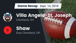 Recap: Villa Angela-St. Joseph  vs. Shaw  2018