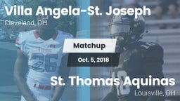 Matchup: Villa Angela-St. Jos vs. St. Thomas Aquinas  2018