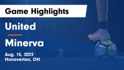 United  vs Minerva Game Highlights - Aug. 15, 2022