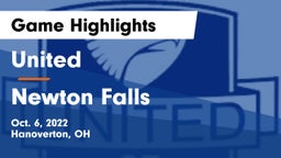 United  vs Newton Falls  Game Highlights - Oct. 6, 2022