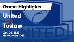 United  vs Tuslaw Game Highlights - Oct. 20, 2022