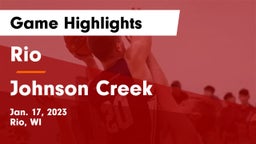 Rio  vs Johnson Creek  Game Highlights - Jan. 17, 2023