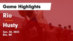 Rio  vs Husty Game Highlights - Jan. 20, 2023