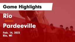 Rio  vs Pardeeville  Game Highlights - Feb. 14, 2023