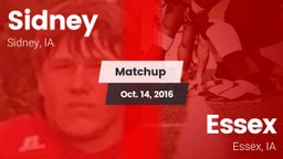 Matchup: Sidney vs. Essex  2016