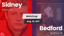 Matchup: Sidney vs. Bedford  2017
