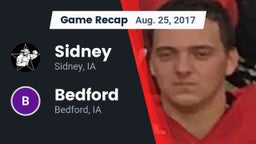 Recap: Sidney  vs. Bedford  2017