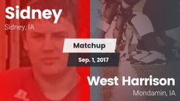 Matchup: Sidney vs. West Harrison  2017