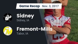 Recap: Sidney  vs. Fremont-Mills  2017