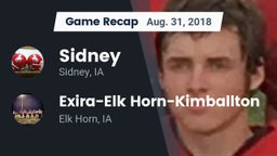 Recap: Sidney  vs. Exira-Elk Horn-Kimballton 2018