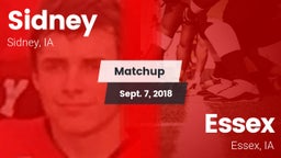 Matchup: Sidney vs. Essex  2018