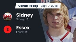 Recap: Sidney  vs. Essex  2018