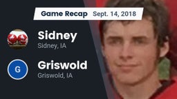 Recap: Sidney  vs. Griswold  2018