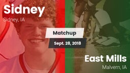 Matchup: Sidney vs. East Mills  2018