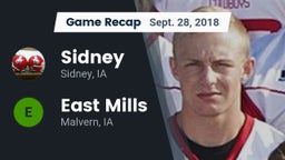 Recap: Sidney  vs. East Mills  2018