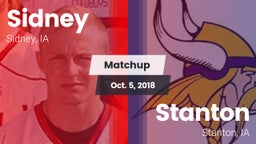 Matchup: Sidney vs. Stanton  2018