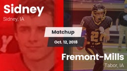 Matchup: Sidney vs. Fremont-Mills  2018