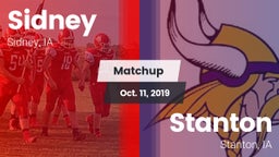 Matchup: Sidney vs. Stanton  2019