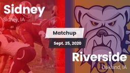 Matchup: Sidney vs. Riverside  2020