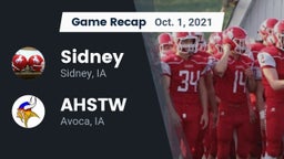 Recap: Sidney  vs. AHSTW  2021