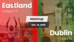 Matchup: Eastland vs. Dublin  2016