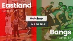 Matchup: Eastland vs. Bangs  2016