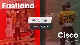 Matchup: Eastland vs. Cisco  2016