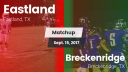 Matchup: Eastland vs. Breckenridge  2017