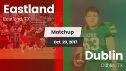 Matchup: Eastland vs. Dublin  2017