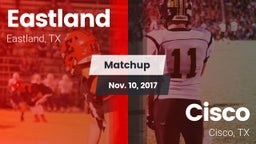 Matchup: Eastland vs. Cisco  2017