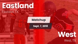 Matchup: Eastland vs. West  2018