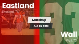 Matchup: Eastland vs. Wall  2018