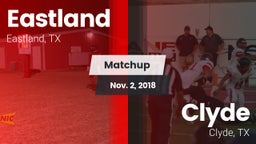 Matchup: Eastland vs. Clyde  2018
