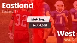 Matchup: Eastland vs. West  2019
