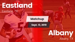 Matchup: Eastland vs. Albany  2019