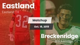 Matchup: Eastland vs. Breckenridge  2019