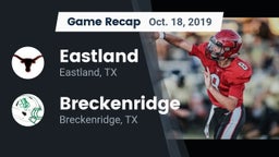 Recap: Eastland  vs. Breckenridge  2019