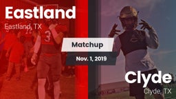 Matchup: Eastland vs. Clyde  2019