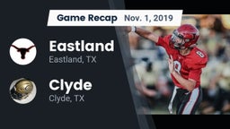 Recap: Eastland  vs. Clyde  2019
