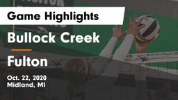 Bullock Creek  vs Fulton  Game Highlights - Oct. 22, 2020