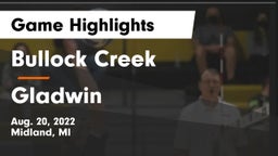 Bullock Creek  vs Gladwin  Game Highlights - Aug. 20, 2022