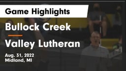 Bullock Creek  vs Valley Lutheran  Game Highlights - Aug. 31, 2022