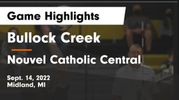 Bullock Creek  vs Nouvel Catholic Central  Game Highlights - Sept. 14, 2022