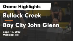 Bullock Creek  vs Bay City John Glenn Game Highlights - Sept. 19, 2022