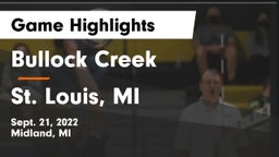 Bullock Creek  vs St. Louis, MI Game Highlights - Sept. 21, 2022