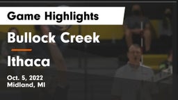 Bullock Creek  vs Ithaca  Game Highlights - Oct. 5, 2022