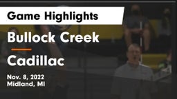 Bullock Creek  vs Cadillac Game Highlights - Nov. 8, 2022