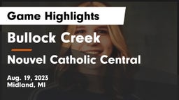 Bullock Creek  vs Nouvel Catholic Central  Game Highlights - Aug. 19, 2023