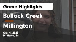 Bullock Creek  vs Millington  Game Highlights - Oct. 4, 2023